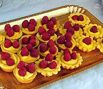 tartellette al cioccolato bianco