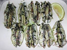 acciughe in bianco