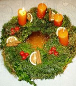 NATALE. LE DECORAZIONI – La corona dell’avvento 2007 di MarinaB