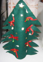 NATALE. LE DECORAZIONI – L’albero di Natale copri bottiglia