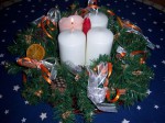 NATALE. LE DECORAZIONI – La corona dell’avvento 2010 di Gea