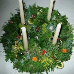 NATALE. LE DECORAZIONI – La corona dell’avvento di Marité