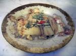 NATALE. LE DECORAZIONI – I piatti con il decoupage
