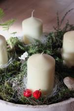 NATALE. LE DECORAZIONI – La corona dell’avvento 2013 di Moka