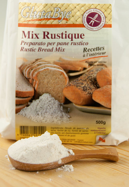 Mix rustique glutabye farina pane integrale per celiaci senza glutine